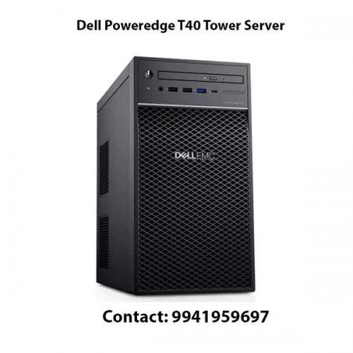Dell Poweredge T40 Tower Server price in hyderabad, telangana, nellore, vizag, bangalore
