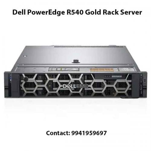 Dell PowerEdge R540 Gold Rack Server price in hyderabad, telangana, nellore, vizag, bangalore