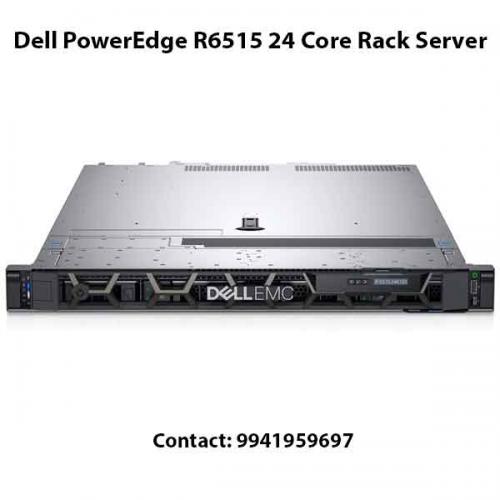 Dell PowerEdge R6515 24 Core Rack Server price in hyderabad, telangana, nellore, vizag, bangalore