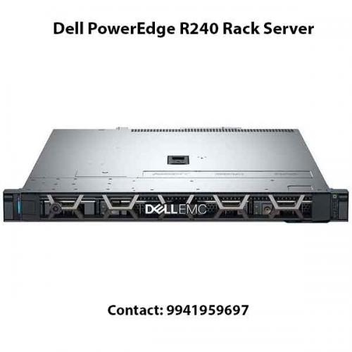 Dell PowerEdge R240 Rack Server price in hyderabad, telangana, nellore, vizag, bangalore