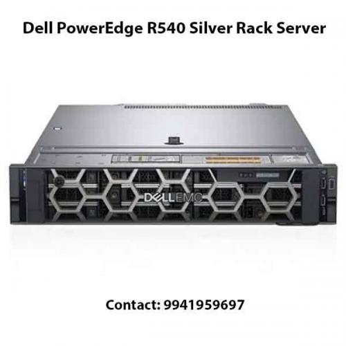 Dell PowerEdge R540 Silver Rack Server price in hyderabad, telangana, nellore, vizag, bangalore