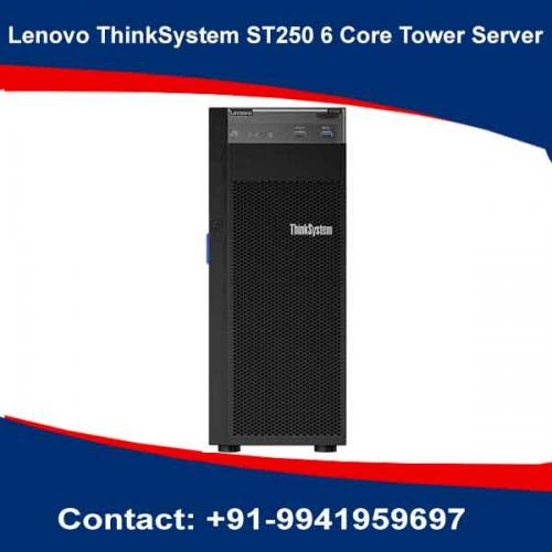 Lenovo ThinkSystem ST250 6 Core Tower Server price in hyderabad, telangana, nellore, vizag, bangalore