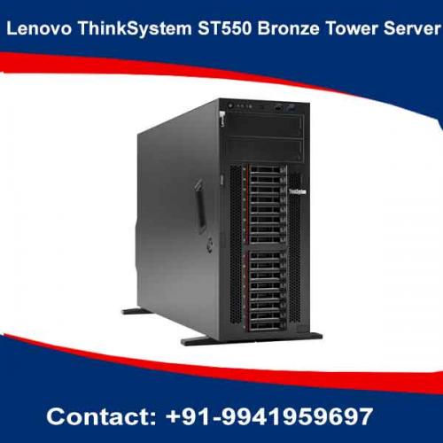 Lenovo ThinkSystem ST550 Bronze Tower Server price in hyderabad, telangana, nellore, vizag, bangalore