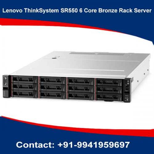Lenovo ThinkSystem SR550 6 Core Bronze Rack Server price in hyderabad, telangana, nellore, vizag, bangalore