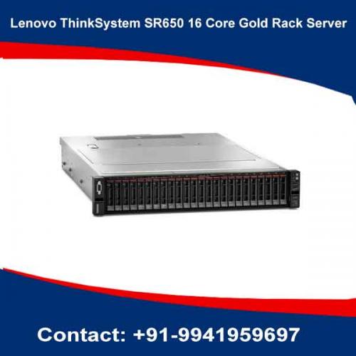 Lenovo ThinkSystem SR650 16 Core Gold Rack Server price in hyderabad, telangana, nellore, vizag, bangalore