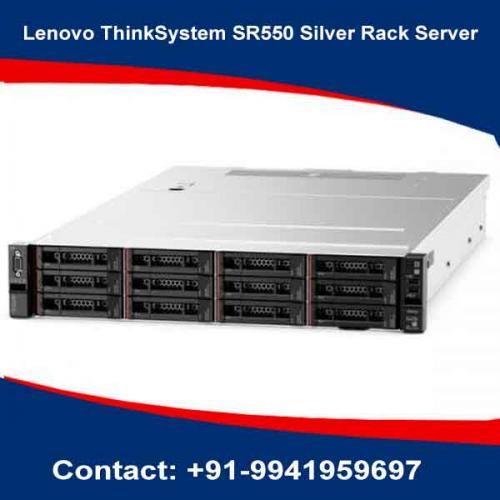 Lenovo ThinkSystem SR550 Silver Rack Server price in hyderabad, telangana, nellore, vizag, bangalore