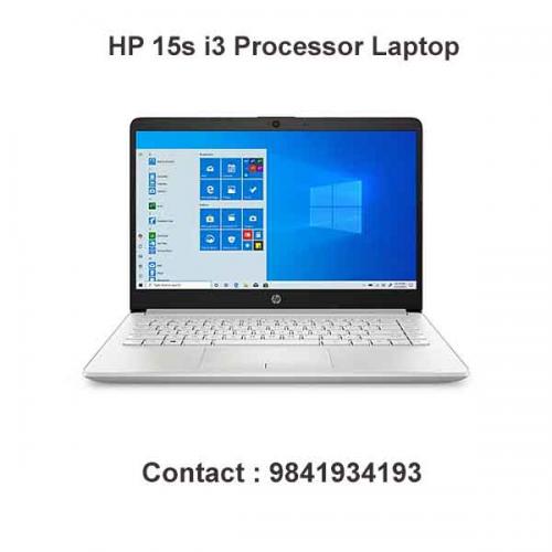 HP 15s i3 Processor Laptop price in hyderabad, telangana, nellore, vizag, bangalore