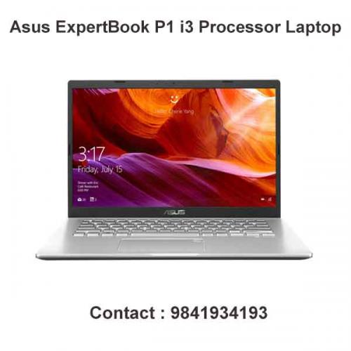 Asus ExpertBook P1 i3 Processor Laptop price in hyderabad, telangana, nellore, vizag, bangalore