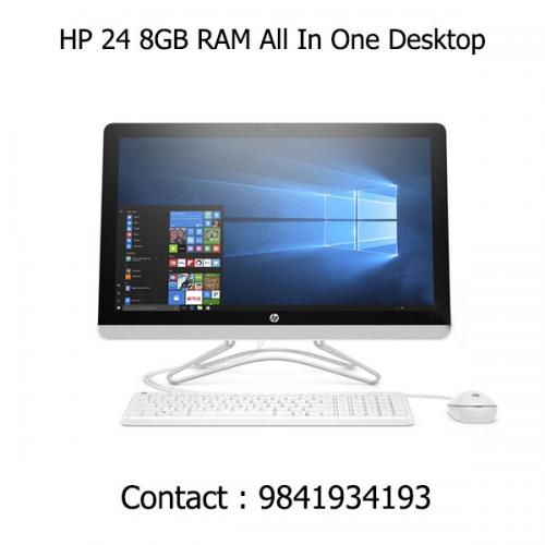 HP 24 8GB RAM All In One Desktop price in hyderabad, telangana, nellore, vizag, bangalore