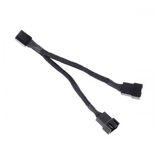 SilverStone CPF01 Sleeved PWM Fan Cable Black price in hyderabad, telangana, nellore, vizag, bangalore