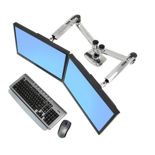 Ergotron LX Dual Side by Side Arm price in hyderabad, telangana, nellore, vizag, bangalore