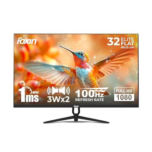 Foxin Elite FHD 32 Inch Flat Monitor price in hyderabad, telangana, nellore, vizag, bangalore