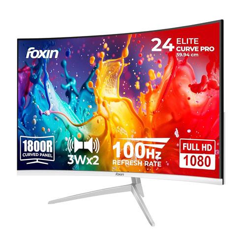 Foxtin Elite Pro FHD 24 Inch Curved Monitor price in hyderabad, telangana, nellore, vizag, bangalore