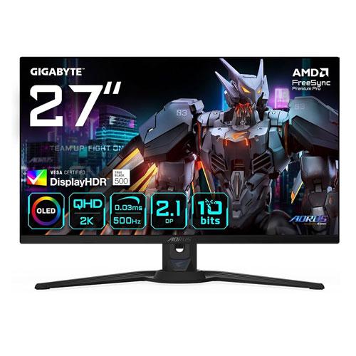 Gigabyte Aorus FO27Q5P QD OLED Panel Gaming Monitor price in hyderabad, telangana, nellore, vizag, bangalore