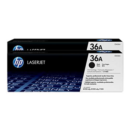 HP 36A CB436AF Twin Pack Black LaserJet Toner Cartridges price in hyderabad, telangana, nellore, vizag, bangalore