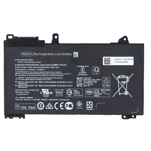HP RE03XL OEM 45Whr 115V 3 Cell Laptop Battery price in hyderabad, telangana, nellore, vizag, bangalore