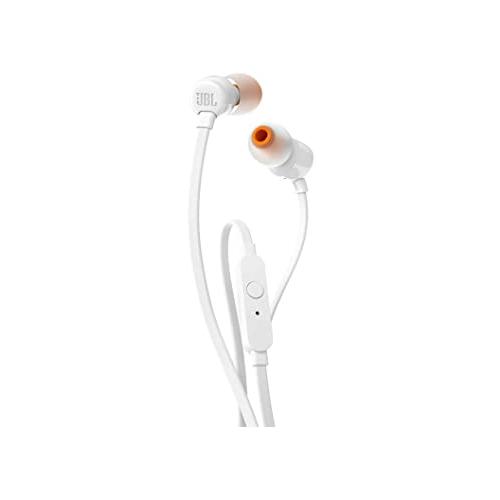 JBL T110 Wired In White Ear Headphones price in hyderabad, telangana, nellore, vizag, bangalore