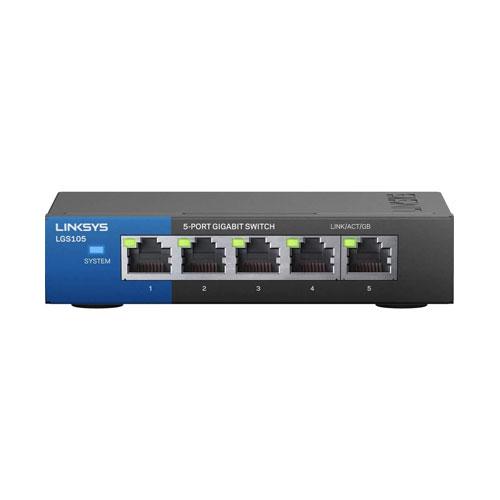 Linksys LGS105 5 Port Ethernet Switch price in hyderabad, telangana, nellore, vizag, bangalore