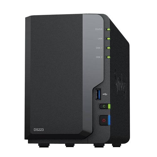 Synology DiskStation DS223 2Bay NAS Storage price in hyderabad, telangana, nellore, vizag, bangalore