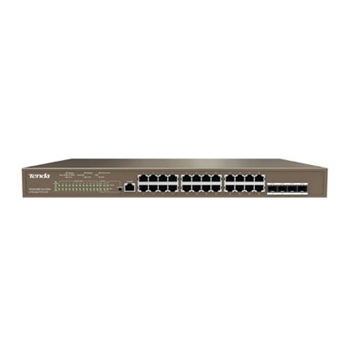 Tenda TEG5328P 24 410W 28 Port Layer 3 Switch price in hyderabad, telangana, nellore, vizag, bangalore