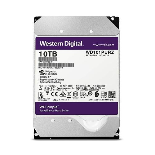 Western Digital Purple 10TB Surveillance Hard Drive price in hyderabad, telangana, nellore, vizag, bangalore