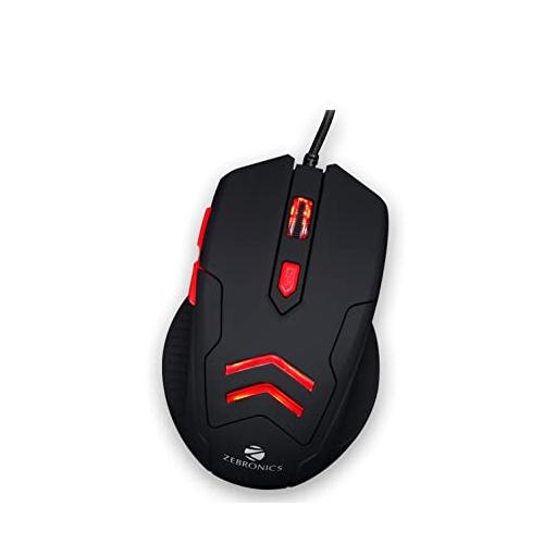 Zebronics Feather Wired Optical Gaming Mouse price in hyderabad, telangana, nellore, vizag, bangalore